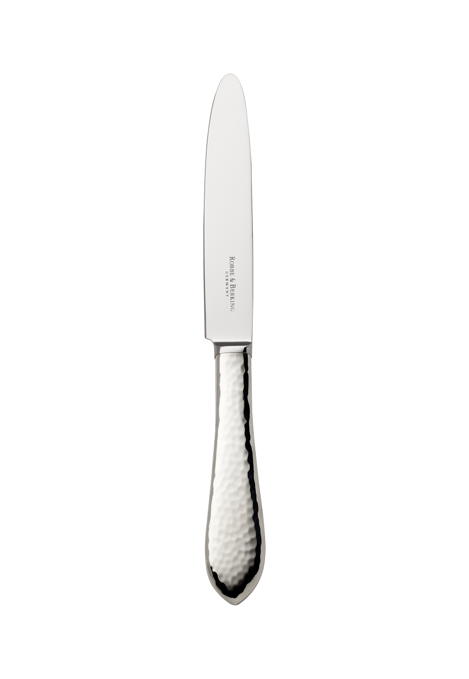 Robbe & Berking Martelé 150G solid silver-plated dinner knife