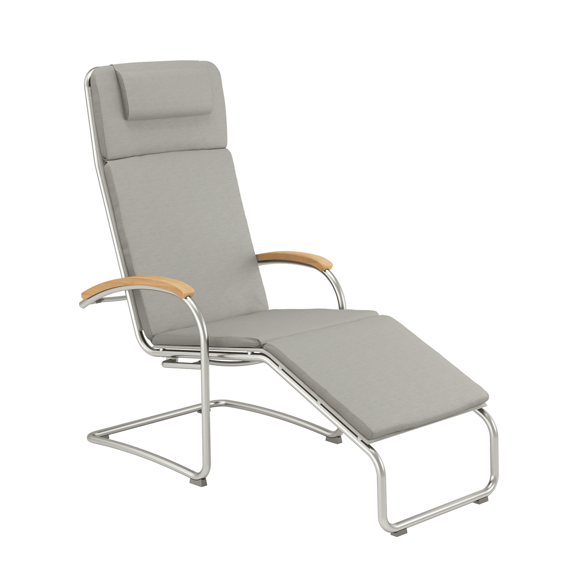 Bolero recliner fabric cushion Stone