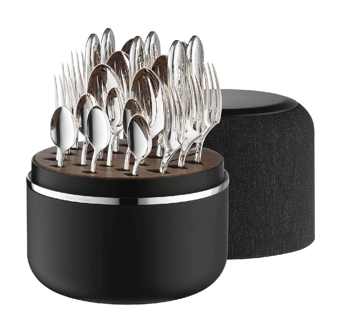 Robbe & Berking The Box Martelé 150G, solid silver-plated