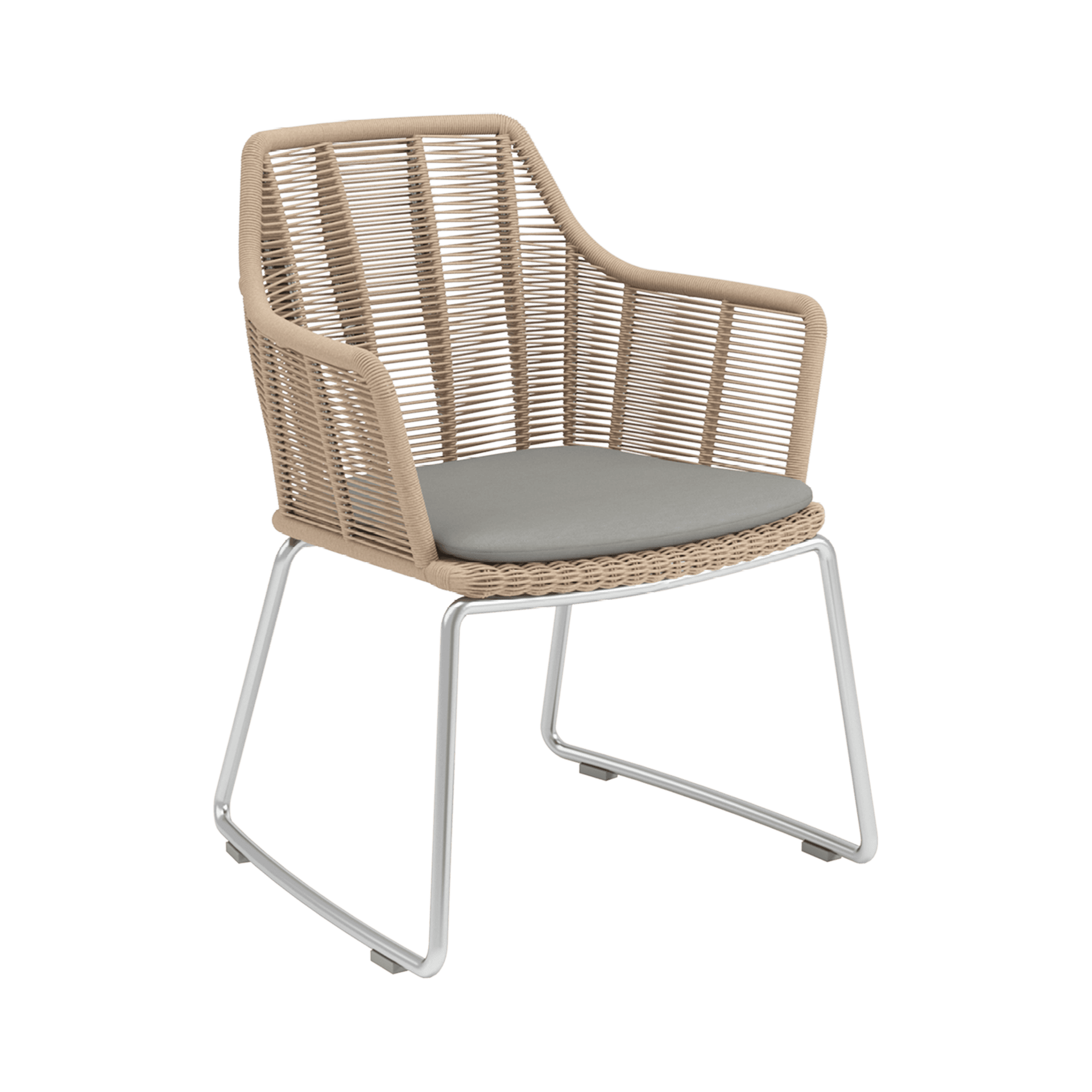 Amari armchair seat cushion stone